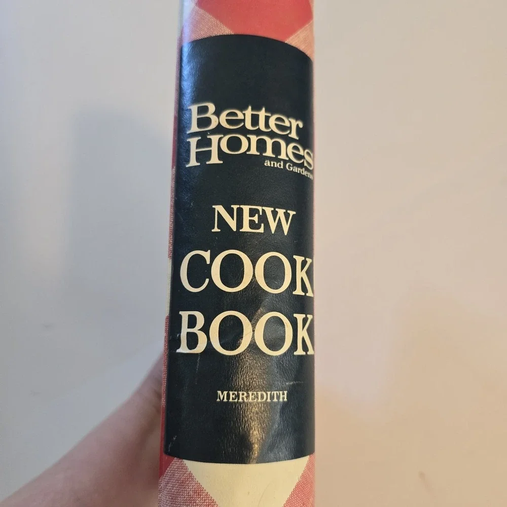 Vintage 1968 Better Homes Gardens Red Check New‎ Cook Book Meredith Press 5 Ring